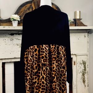 Curvy Girl Two Tone Leopard Cardigan!